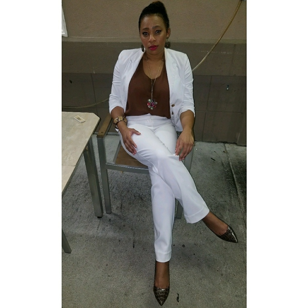 Offwhite/Cream Dress Slacks